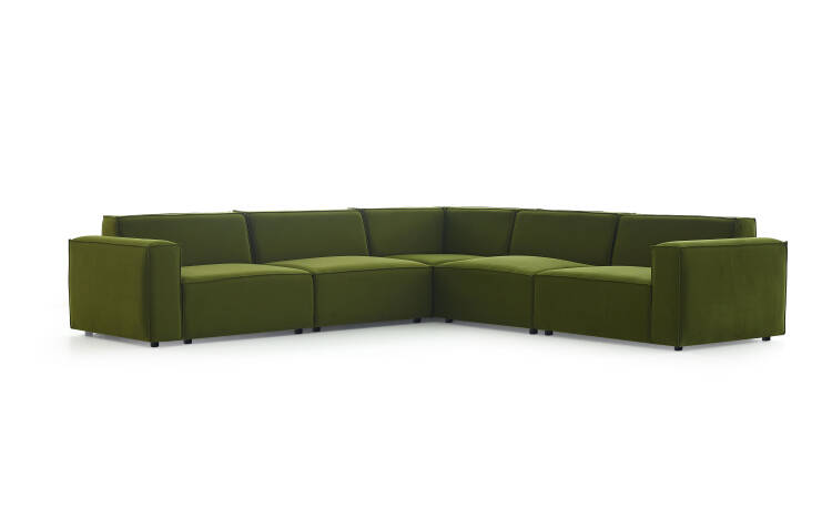 Asana 4 Tekli Köşe - Kadife