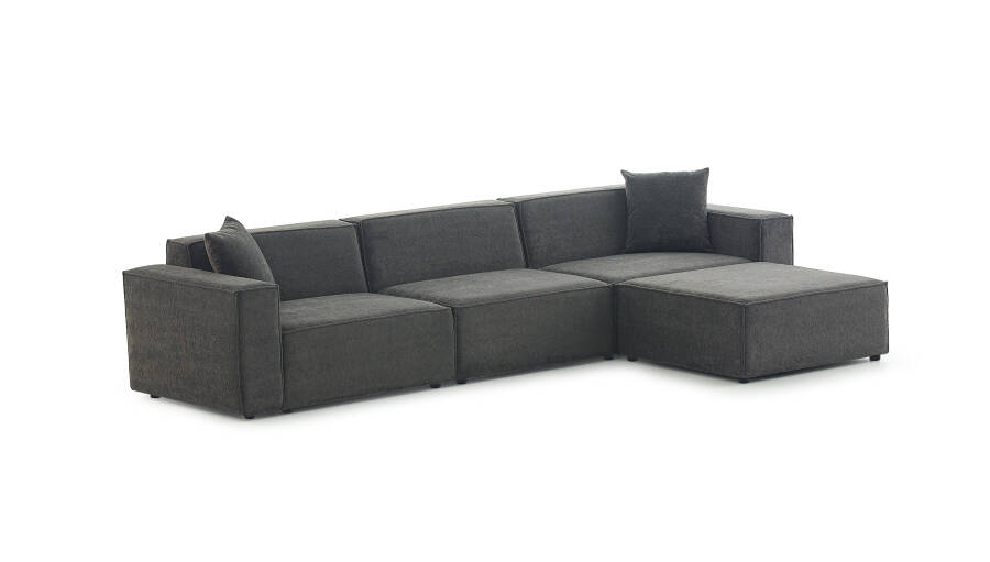 Asana 3 Tekli ve Puf - Bukle - 1