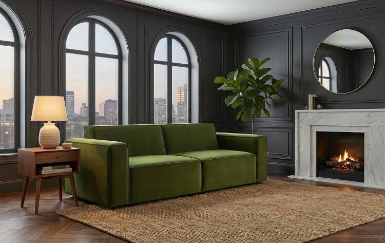 Asana Üçlü - Kadife (1)