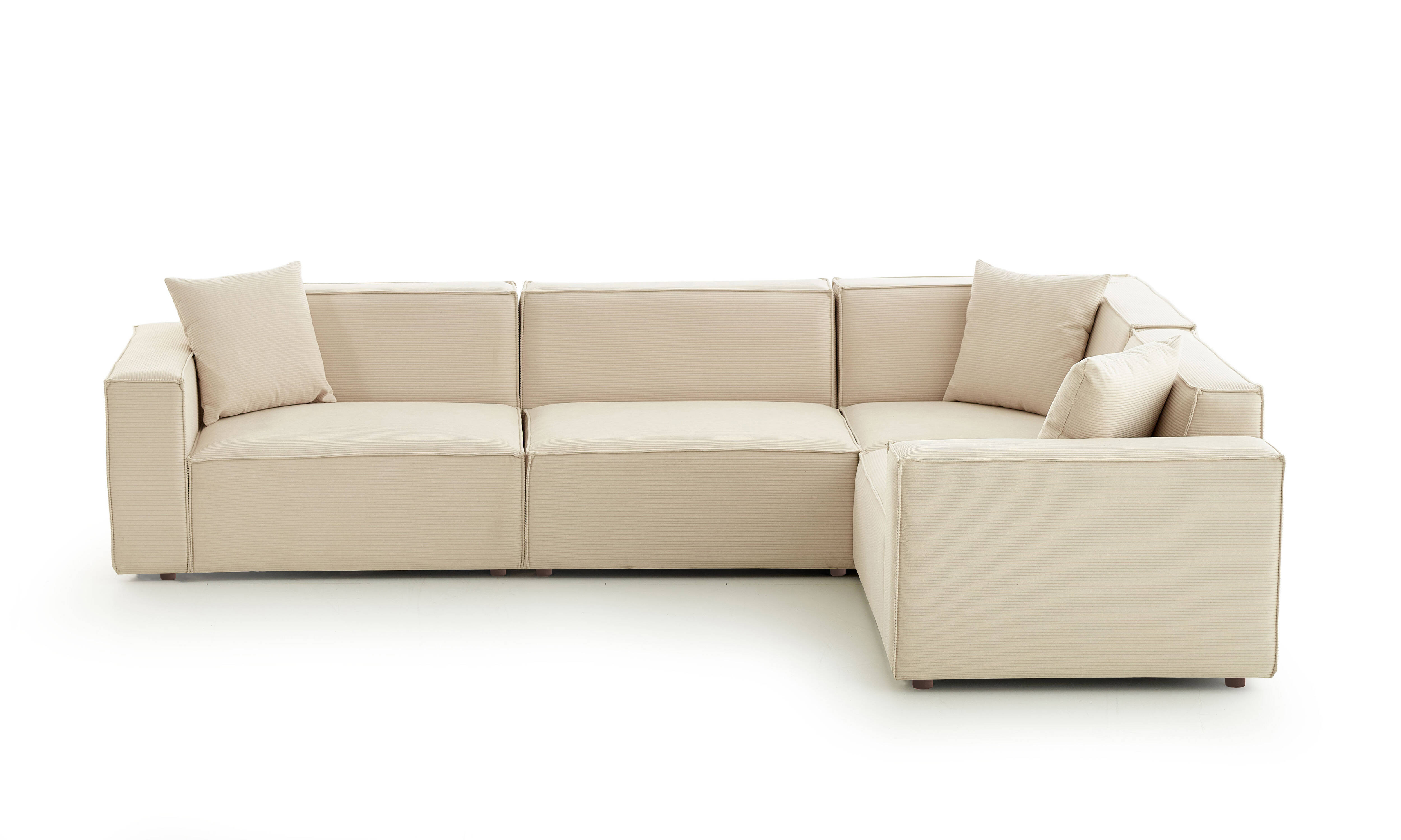 Asana 3 Tekli Köşe - Fitilli Kadife - 3