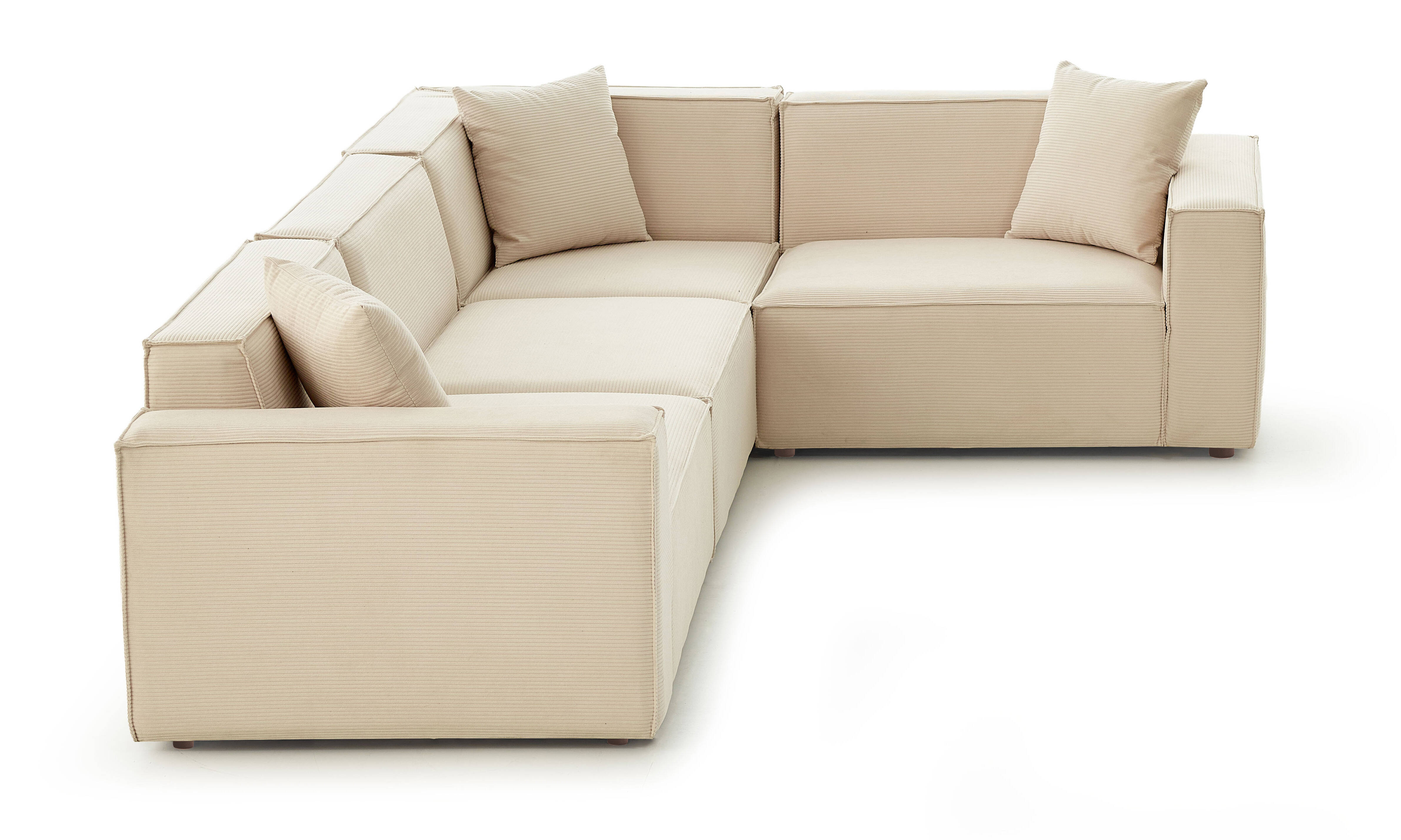 Asana 3 Tekli Köşe - Fitilli Kadife - 4