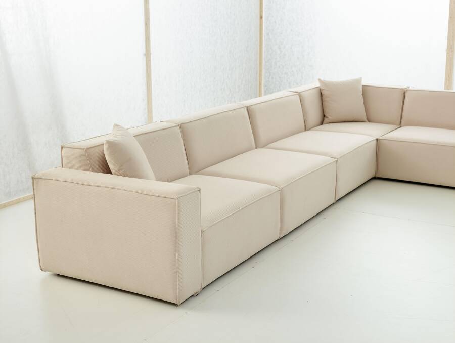 Asana 5 Tekli Köşe - Fitilli Kadife - 4