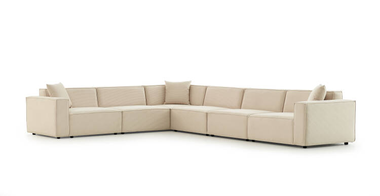 Asana 5 Tekli Köşe - Fitilli Kadife - 6