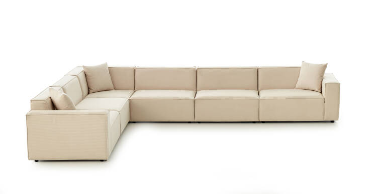 Asana 5 Tekli Köşe - Fitilli Kadife - 3