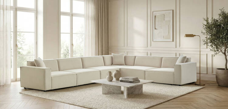 Asana 5 Tekli Köşe - Fitilli Kadife (1)