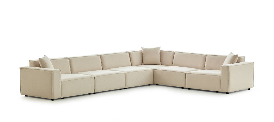 Asana 5 Tekli Köşe - Fitilli Kadife - 1