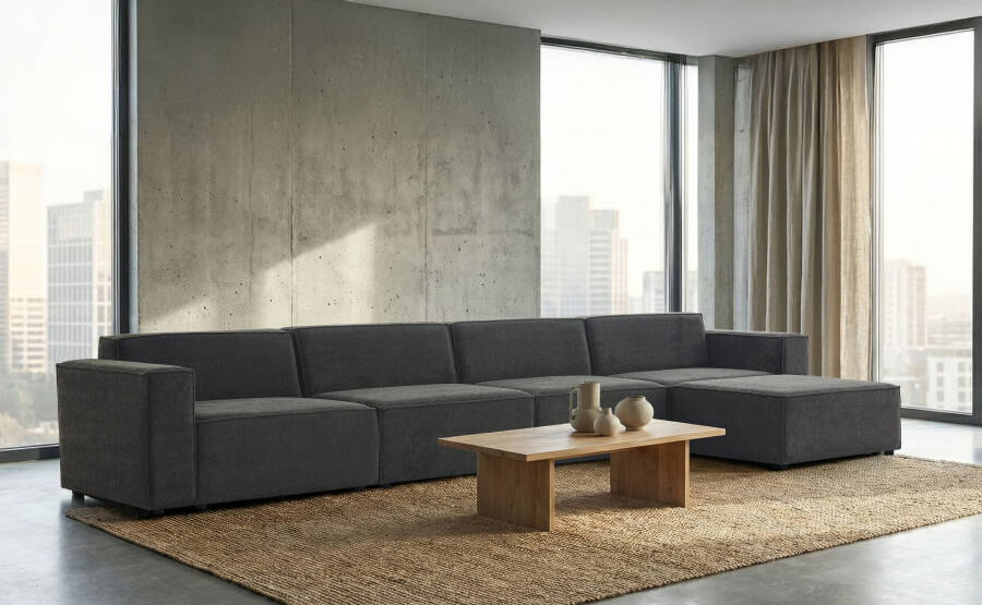 Asana 4 Tekli ve Puf - Bukle - 2