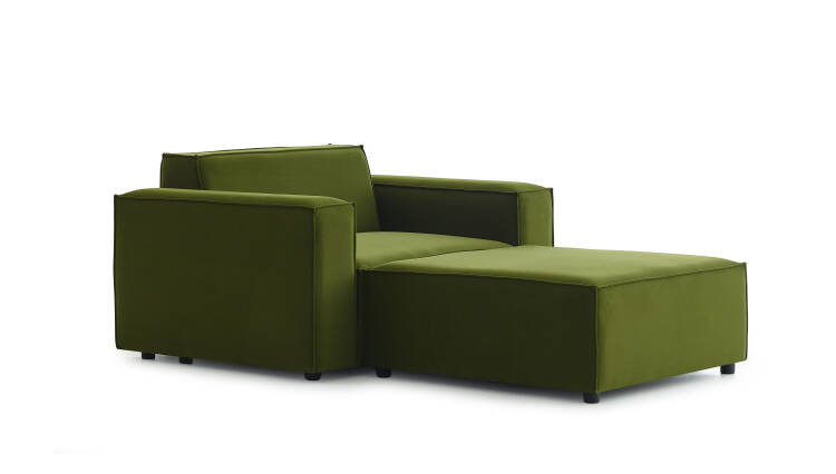 Asana Tekli ve Puf - Kadife - 3