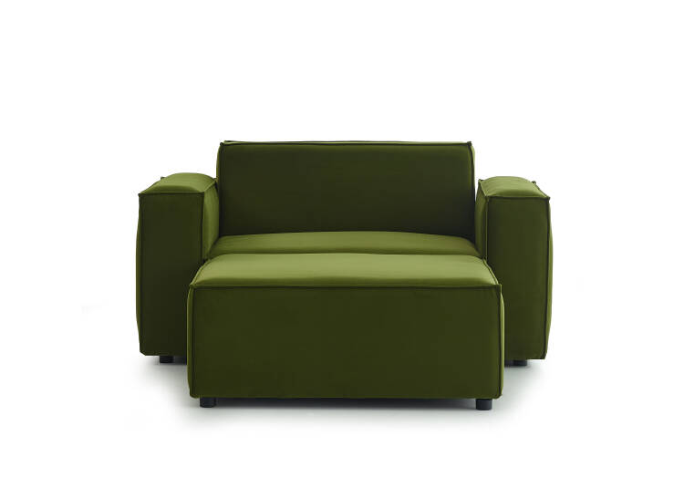 Asana Tekli ve Puf - Kadife - 5