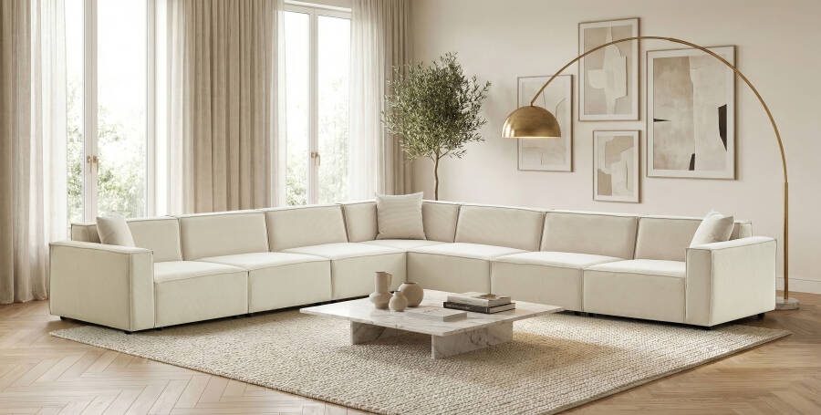 Asana 6 Tekli Köşe - Fitilli Kadife - 2