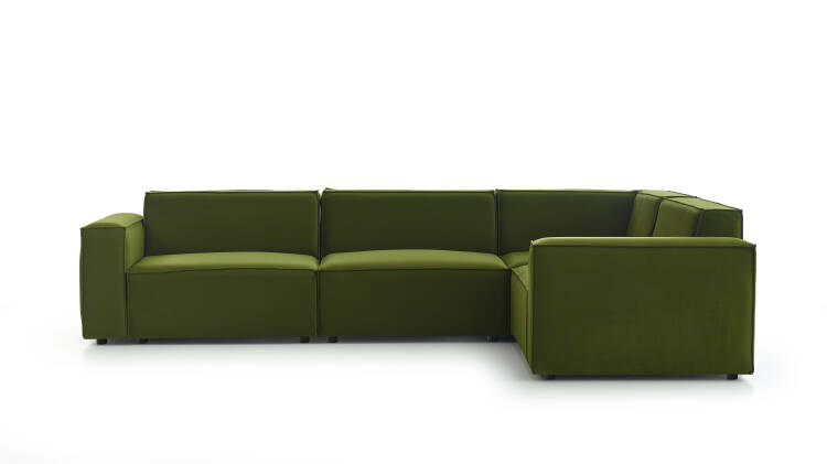 Asana 3 Tekli Köşe - Kadife - 3