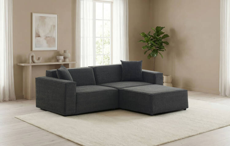 Asana Üçlü ve Puf - Bukle (1)