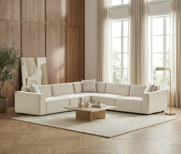 Asana 4 Tekli Köşe - Fitilli Kadife (1)