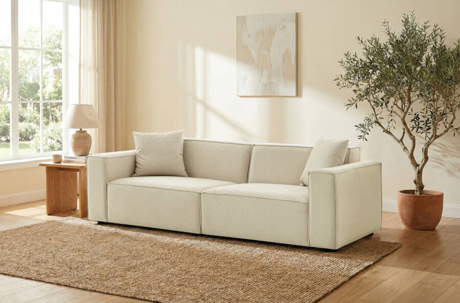 Asana Üçlü - Fitilli Kadife - 2