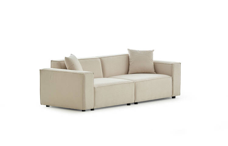 Asana Üçlü - Fitilli Kadife