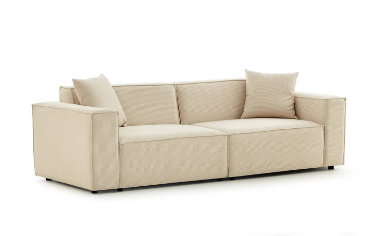 Asana Üçlü - Fitilli Kadife - 4