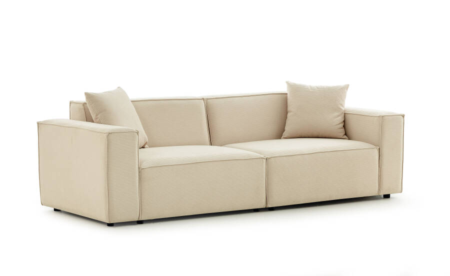 Asana Üçlü - Fitilli Kadife - 4