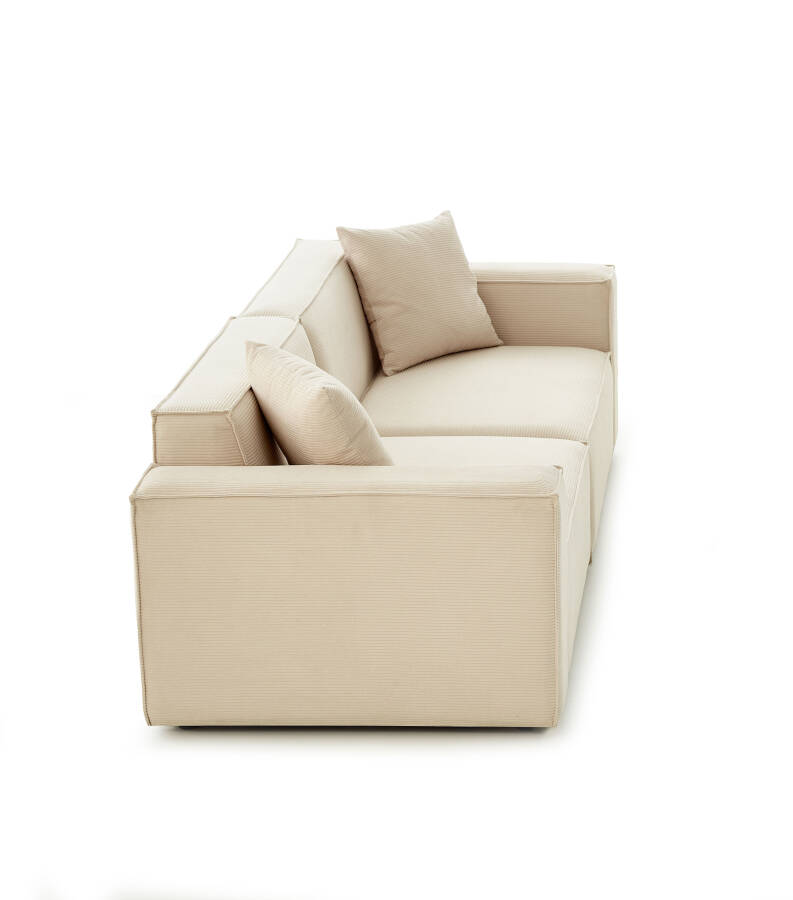 Asana Üçlü - Fitilli Kadife - 5