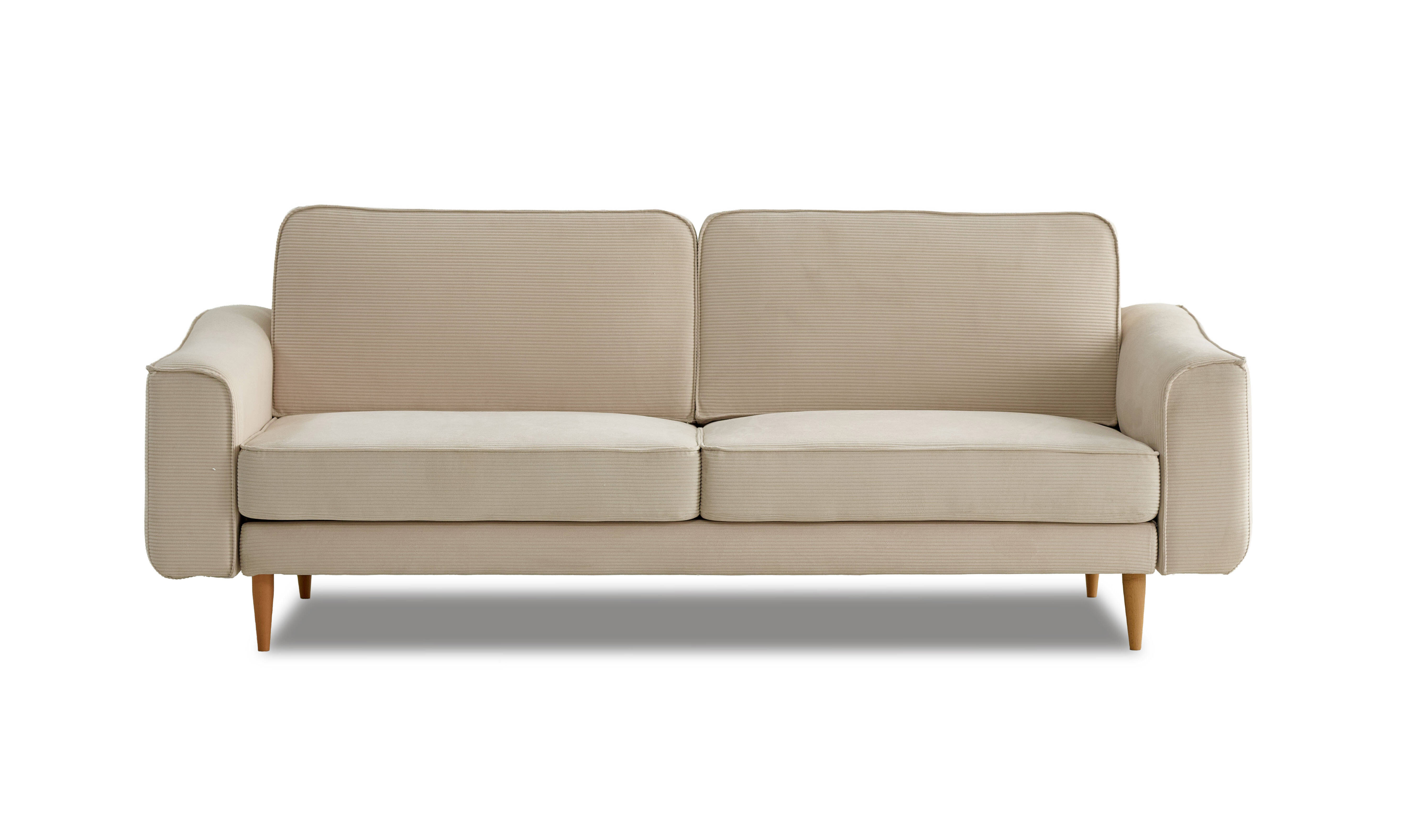 Lotus 1 Uzanmalı L Köşe Loveseat Fitilli Kadife Kadife8 Silindir Ayak Açık Ceviz